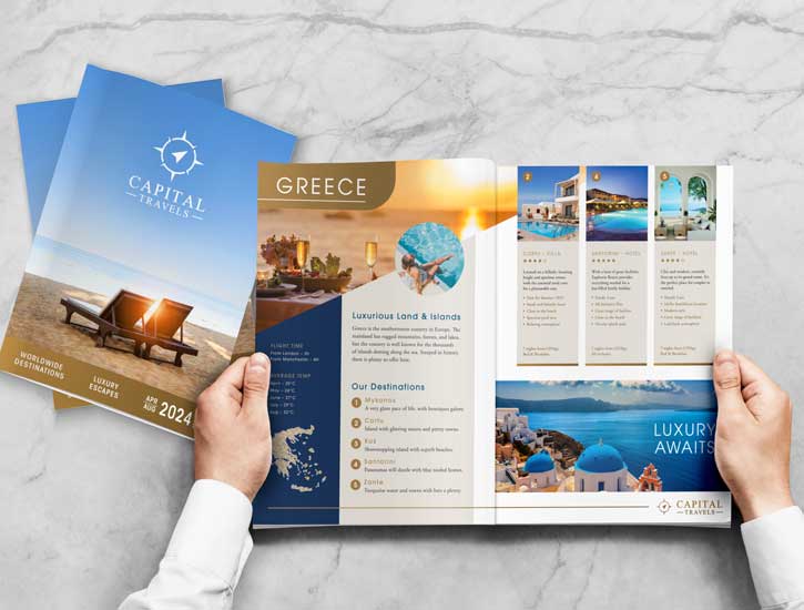High-design brochure design for marketing brochures, magazines and brand-led publications